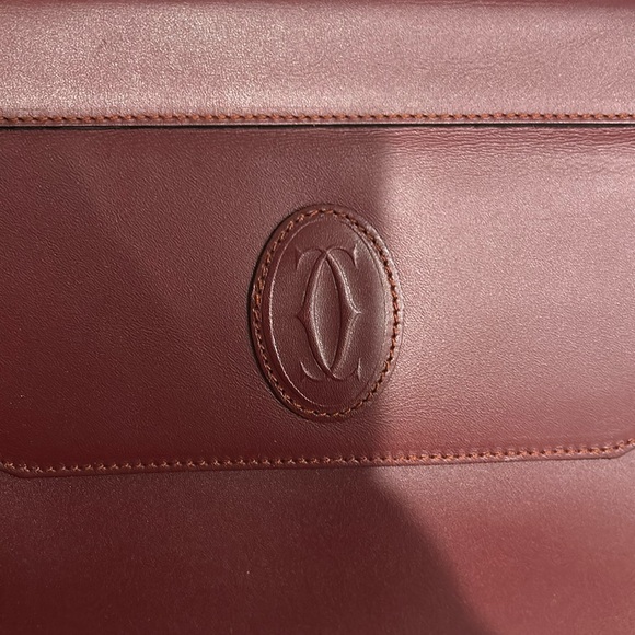 Cartier Red Leather Clutch Bag - Picture 13 of 13